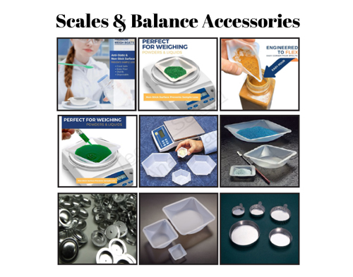 Laboratory weighing balance accessories